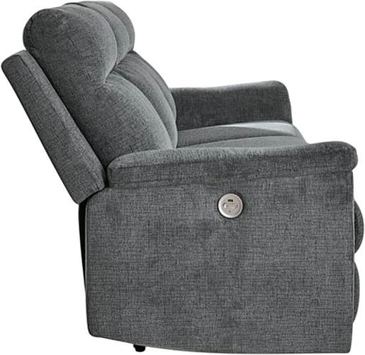 Signature Design by Ashley® Barnsana Gravel Power Reclining Sofa-3