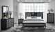Global Furniture USA Lisbon 5-Piece Black/Gray King Bookcase Bedroom Set-1