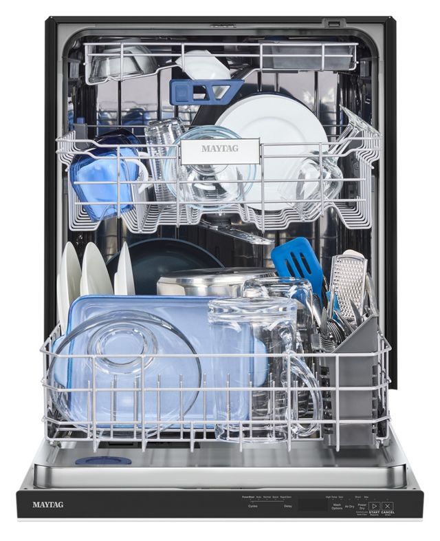 Maytag® 24" White Top Control Built-In Dishwasher with PowerBlast® Cycle and PowerDry-3