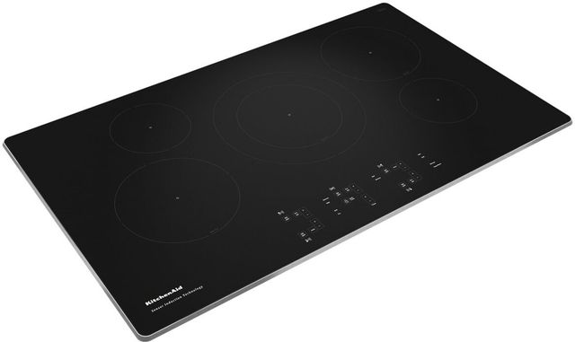 KitchenAid® 36" Stainless Steel Frame Induction Cooktop-0