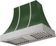 AGA Cascade 36" Cornwall Green Wall Mounted Range Hood  with Brushed Nickel Trim-0