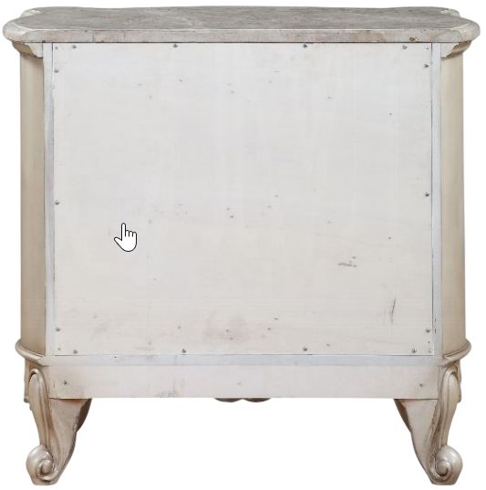 ACME Furniture Gorsedd Golden Ivory Nightstand-3