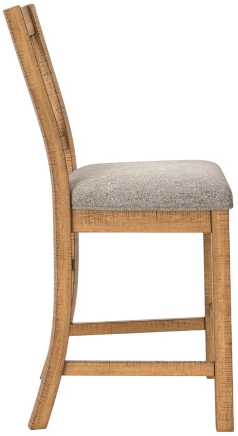 Signature Design by Ashley® Havonplane Brown Upholstered Bar Stool-2