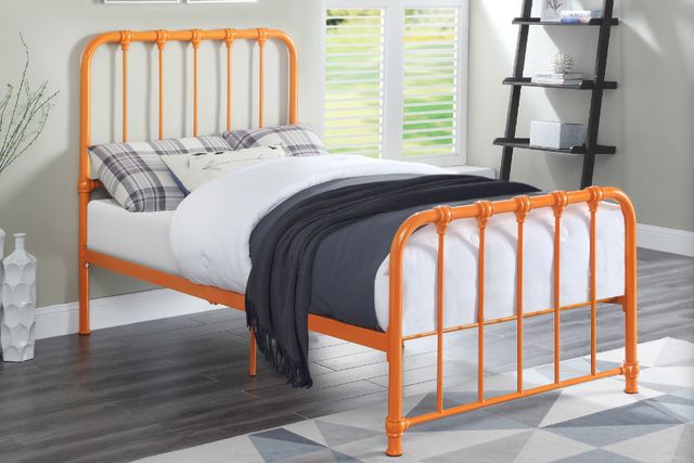 Homelegance® Bethany Orange Twin Platform Bed-1