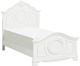 Mazin Furniture Lucida White Twin Bed-1