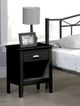 Titus Furniture Black Nightstand-1