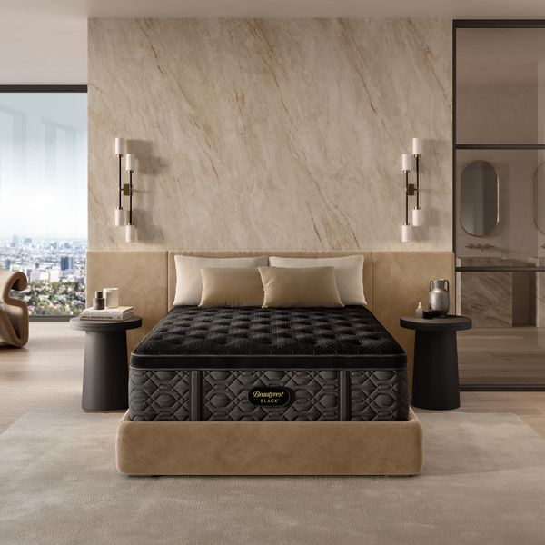 Beautyrest Black® Series 3 Pocketed Coil® 16.75" Plush Pillow Top Queen Mattress-1