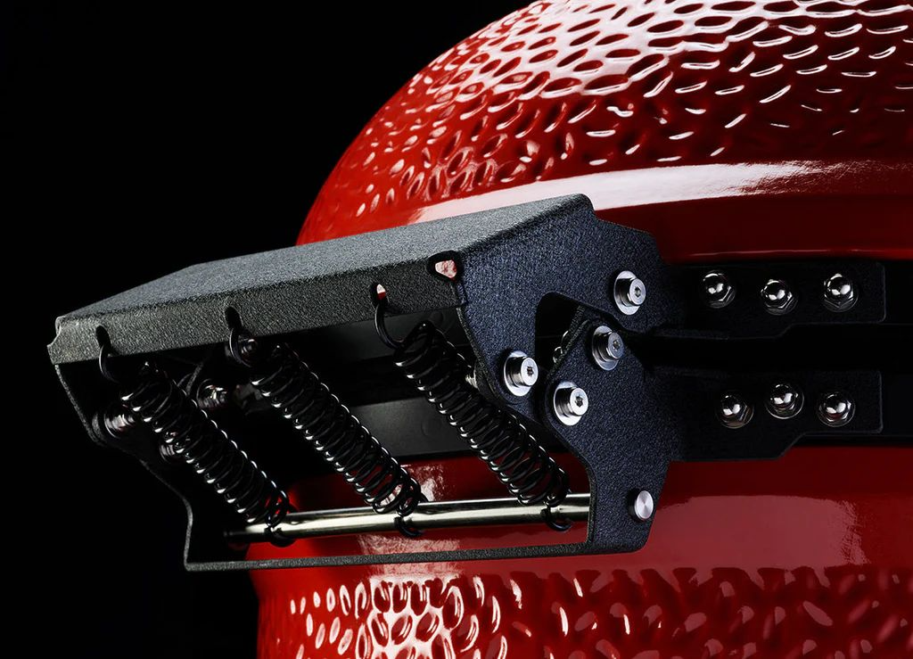 Kamado Joe Big Joe Series I 24-inch Ceramic Charcoal Grill and Smoker with Cart, Side Shelves, Stainless Steel Grates and 450 Cooking Square Inches, Model BJ24Rh - Thumbnail 5