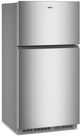 Whirlpool® 33" 21.3 Cu. Ft. Fingerprint Resistant Stainless Steel Top Freezer Refrigerator with Total Coverage Cooling-2