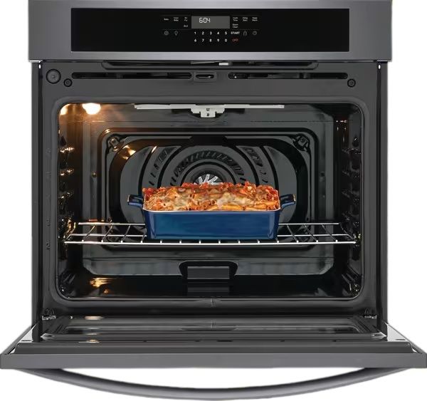 Frigidaire® 30” Black Stainless Steel Electric Single Wall Oven with Air Fry-2