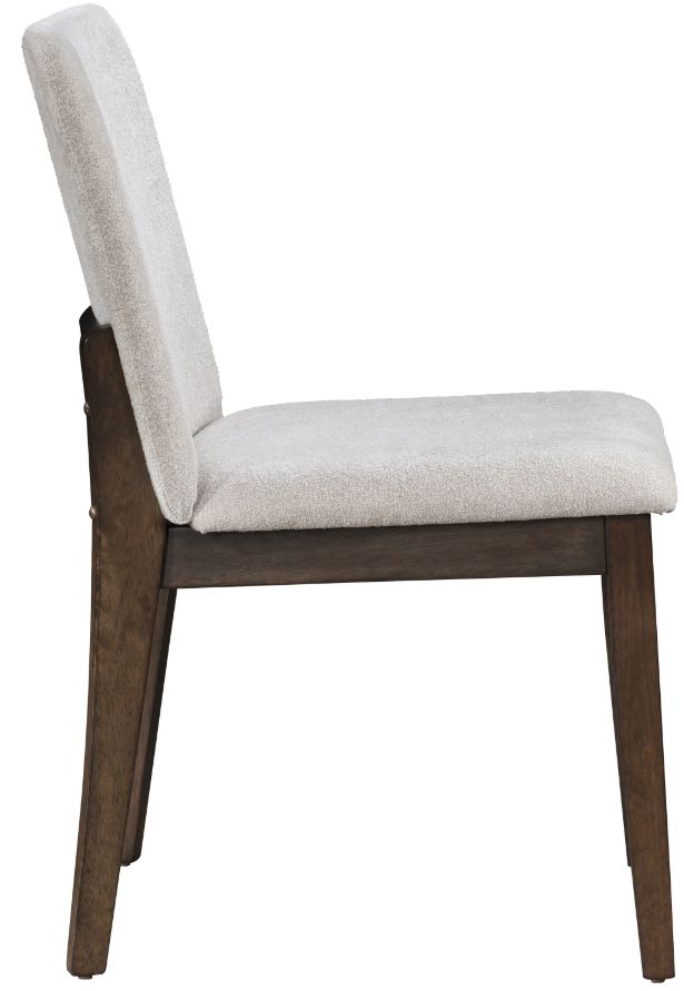 New Classic® Home Furnishings Kody Cream/Dark Walnut Dining Side Chair-3