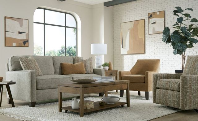Craftmaster® Customizable Soft Haven 86" 2 Over 2 Sofa-1