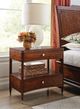 American Drew® Addison Julian Cherry/Walnut 2-Drawer Nightstand-1