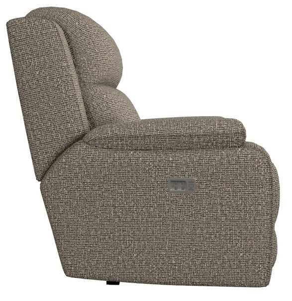 La-Z-Boy® Dorian Peppercorn Power Wall Recliner with Headrest and Lumbar-2