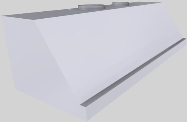 Vent-A-Hood® 60" Wall Mounted Range Hood-White-1