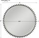 Uttermost® Taza Distressed Black Round Mirror-3