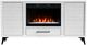 Legends Home Real Cozy Malibu White 64" Fireplace Console-3