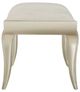 Michael Amini® Villa Cherie Caramel/Chardonnay Bed Bench-3