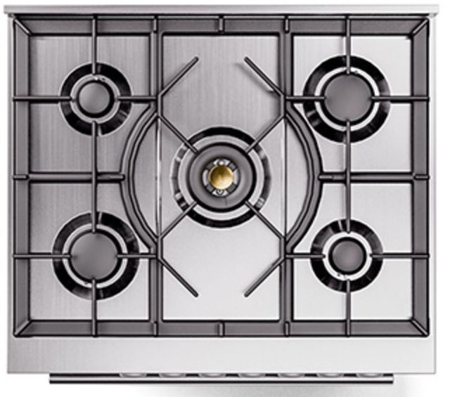 Ilve® Professional Plus II Series 30" Stainless Steel Pro Style Dual Fuel Range-3
