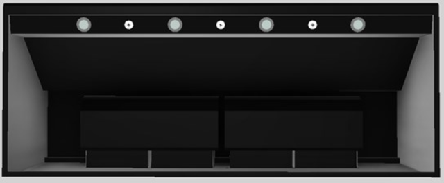 Vent-A-Hood® 60" Black Wall Mounted Range Hood-2