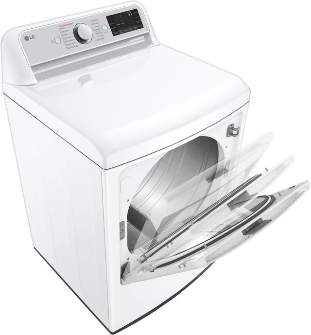 LG 7.3 Cu. Ft. White Gas Dryer-2