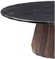 Bassett Mirror Jennings Black Nesting Large Cocktail Table with Brown Base-1