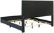 Coaster® Ines Upholstered Navy 52" Panel Eastern King Bed-4