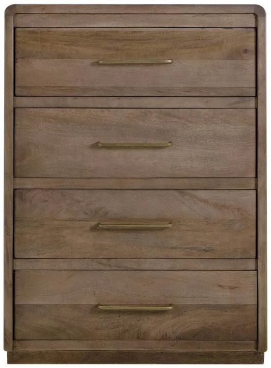 International Furniture Direct Mezquite Brown 4-Drawer Chest-3