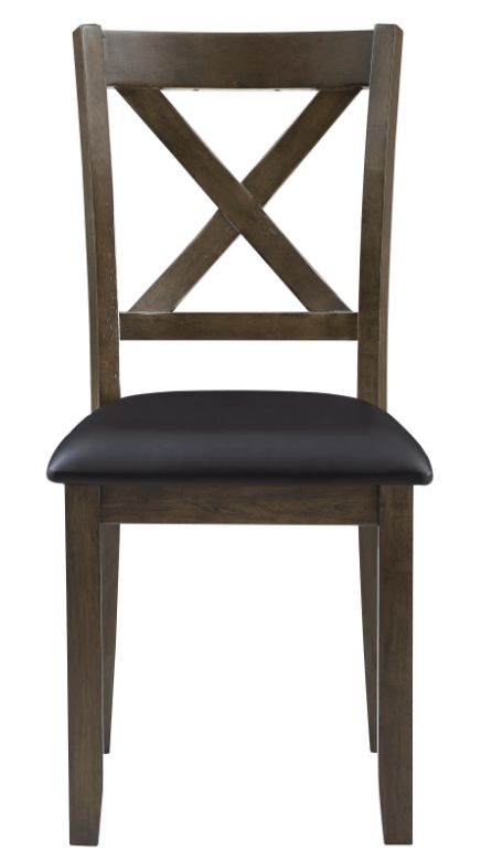 Mazin Furniture Hazel 5-Piece Dark Brown Dining Set-3