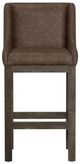 International Furniture Direct Seating Brown 43" Bar Stool-2