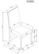 Global Furniture USA D12 Black Dining Chair-2