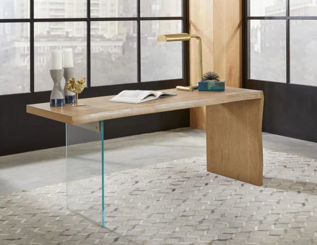 Modus Furniture One White Oak Writing Desk-1