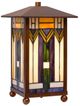 Cal® Lighting & Accessories Tiffany Bronze Accent Lamp-0
