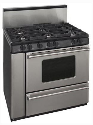Premier Pro Series 36" Stainless Steel Pro Style Gas Range-0