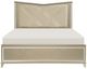 Mazin Furniture Bijou Champagne Queen Platform Bed-0