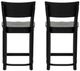 Linon Brompton 2-Piece Black Counter Stool-5