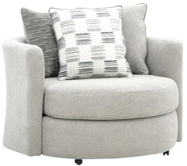 Albany Industries Glenrock Gray Swivel Chair-0