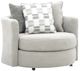 Albany Industries Glenrock Gray Swivel Chair-0