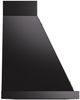Ilve® Nostalgie II Noblesse 60" Glossy Black Wall Mounted Range Hood with Burnished Trim-2