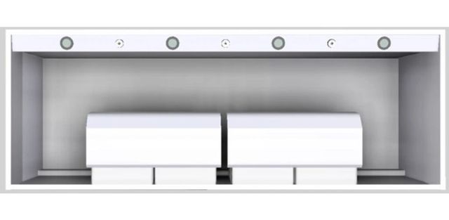 Vent-A-Hood® Designer Series 66" White Wall Mounted Range Hood-3