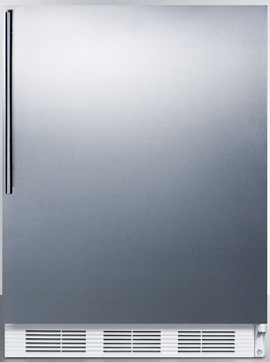 Summit® 5.5 Cu. Ft. Stainless Steel Under the Counter Refrigerator-0