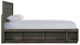 Elements International Elation Gray King Storage Bed-2