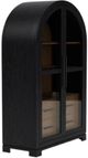 Riverside Furniture Calhoun Ebony Whiskey Oak/Whiskey Display Cabinet-3