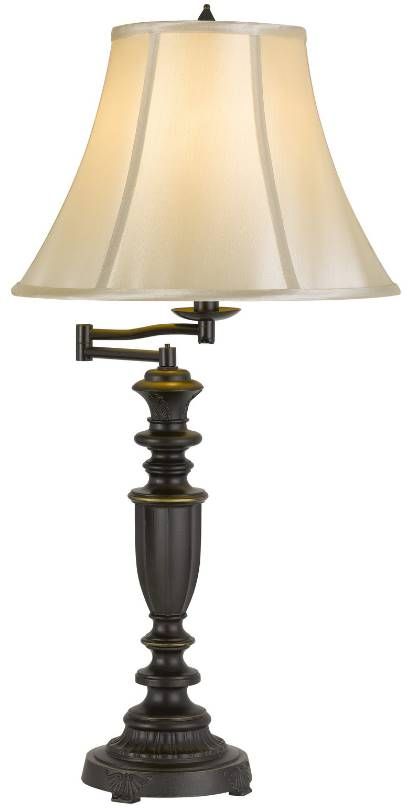 Cal® Lighting & Accessories Mayo Dark Bronze Table Lamp-1