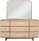 Coaster® Kailani Beige Dresser and Mirror-1