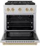 ZLINE Autograph Edition 30" Satin Stainless Steel Pro Style Gas Range-1