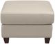 Leather Italia™ Savino Millbrook Taupe Ottoman-0