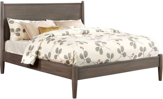 Furniture of America® Lennart 5-Pieces Gray Queen Bedroom Collection-2