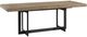 Intercon Eden Rustic Dune Dining Table with Black Trestle Base-0