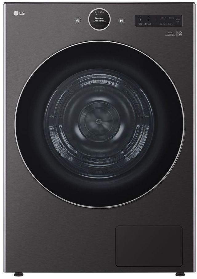 LG 7.8 Cu. Ft. Black Steel Ventless Electric Dryer-0